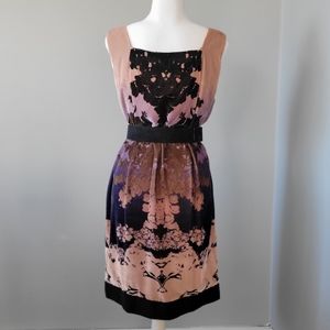 DVF Sleeveless Silk Velvet Dress - Size 6